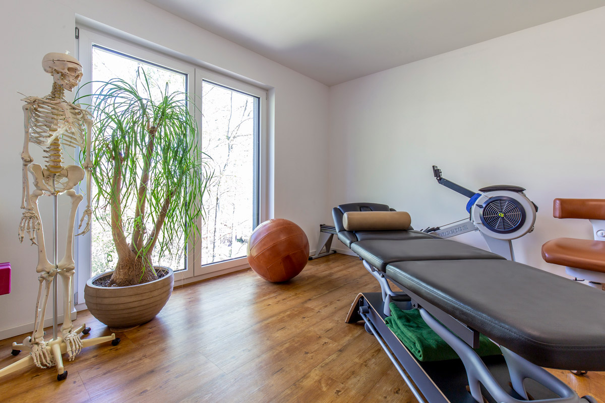Behandlungsraum bei Osteopath Marc Goldstein